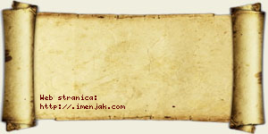 Andjelina Jovanić vizit kartica